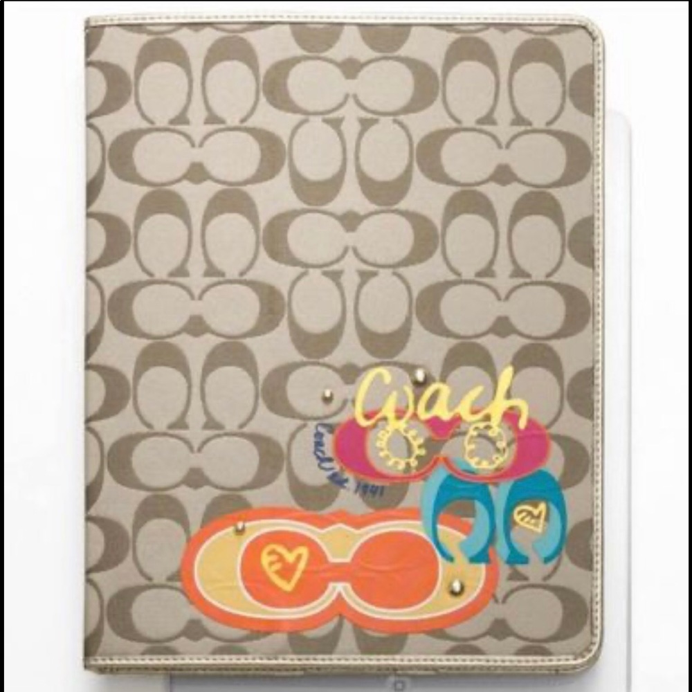 Coach tablet case